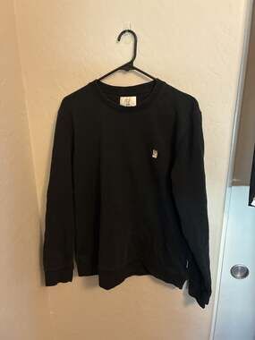 A-dam Game Boy Embroidered Organic Cotton Crewneck Sweatshirt